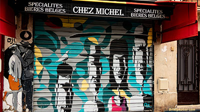 Le street Art, l'art de rue à PARISBassin De Bacchus